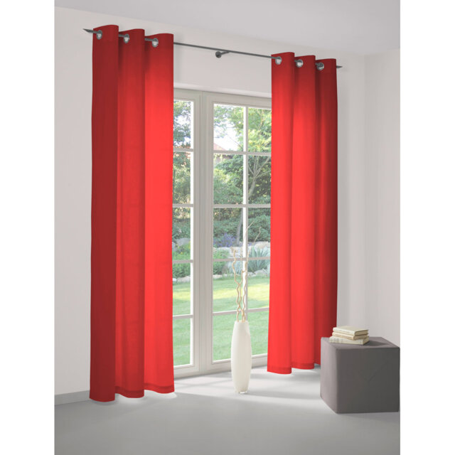 Newbury 67% Polyester And 33% Cotton Room Darkening Single Curtain Panel