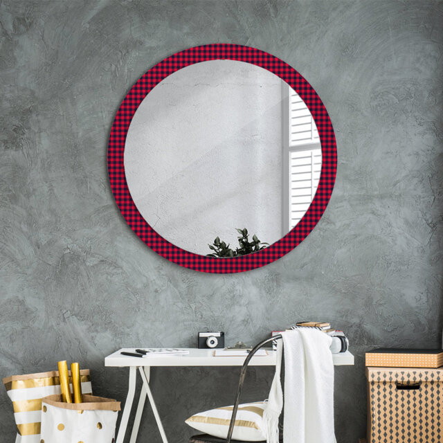 Huldar Glass Flat Wall Mirror