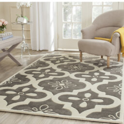 Temecula Floral Wool Hand Woven Indoor / Outdoor Area Rug
