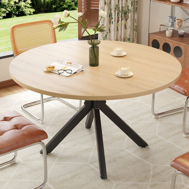 120 cm Beech Round Dining Table