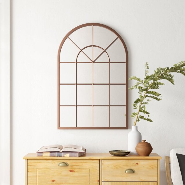 Beauvais Metal Flat Wall Mirror