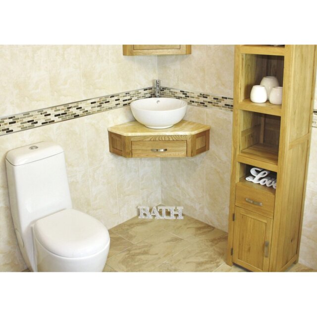 Covarrubias 550mm Single Bathroom Vanity with Vessel Ceramic Basin