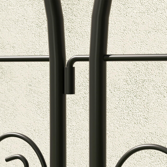 Set Of 2 Metal Garden Trellis, Decorative Trellis Panels For Climbing Outdoor Plants, Vegetables, Vines, Flowers