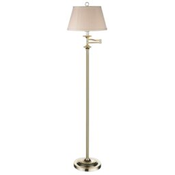 Wynter 155cm Polished Brass Traditional Floor Lamp