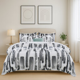 Haffa Microfiber Duvet Cover Set with Pillowcases Included