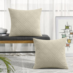 Geometric Square Cushion