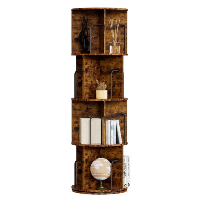 128cm H x 40cm W Solid Wood Corner Bookcase