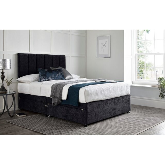"Varberg Divan Bed with 24"" Headboard on Struts"