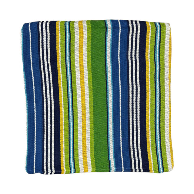 Largent Striped Square Cushion