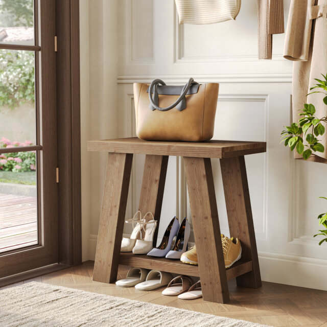 Solid Wood End Table