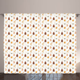 Semi Sheer Curtain Pair