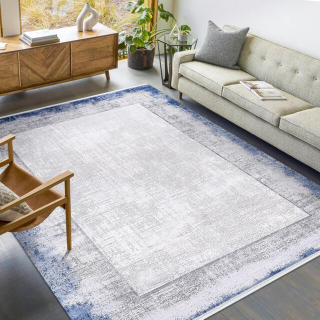 Luxury Area Rugs Soft Bamboo Silk Carpets for Kitchen Non Slip Bedroom Rug Boho Floor Mat ZE009