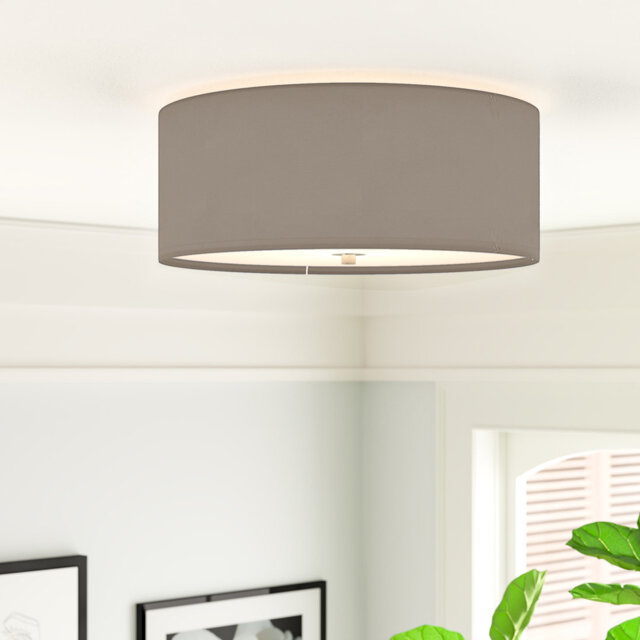 Patience Fabric Flush Mount