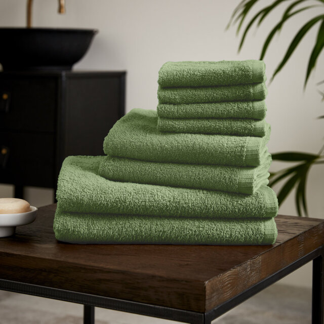 Quick Dry Cotton 8 Piece Towel Set