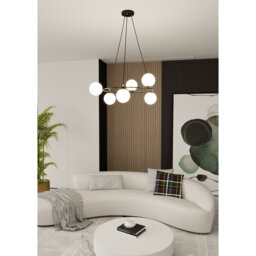 Odin 6 - Light Waggon Wheel Chandelier