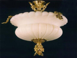 Badillo Glass Semi Flush Mount