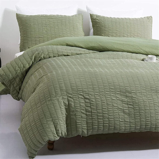 Duvet Cover King Size and 2 Pillowcases,Soft Microfiber Bedding Set,Brown