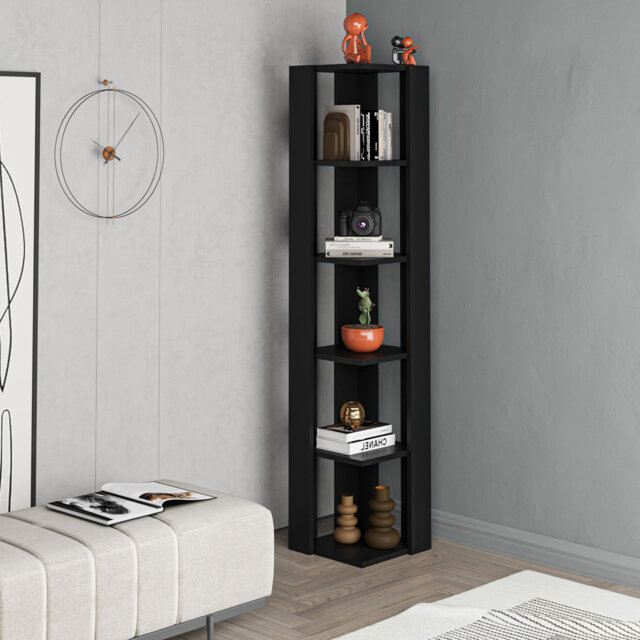 Tier Corner Bookcase
