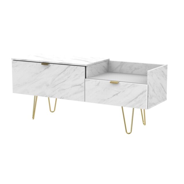 "Fully Assembled Myakka TV Stand for TVs up to 55"""