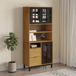 Sideboard Boulware 204 cm with Glass Doors