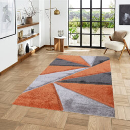 Todi Rug Carpet Runner Mat Geometric Machine Tufted Shag Indoor / Outdoor Area Rug