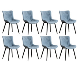Comfortable Padded Dining Chairs with Back Easy Assembly Upholstered Side Chair, Accent Chairs for Kitchen, Dining Room