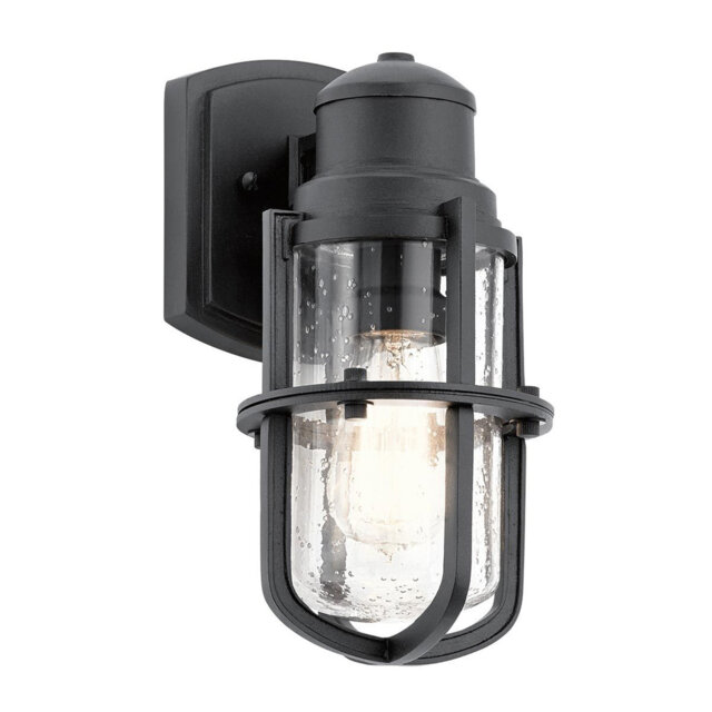 Lakemont Black Outdoor Wall Lantern