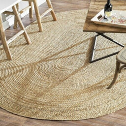 Buscher Solid Colour Jute / Sisal Hand Woven Area Rug