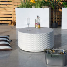 Adelline Round Outdoor Coffee Table , 61.6cm cm W 61.6cm cm D