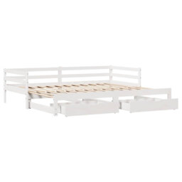 Blasingim Solid Wood Daybed with Trundle