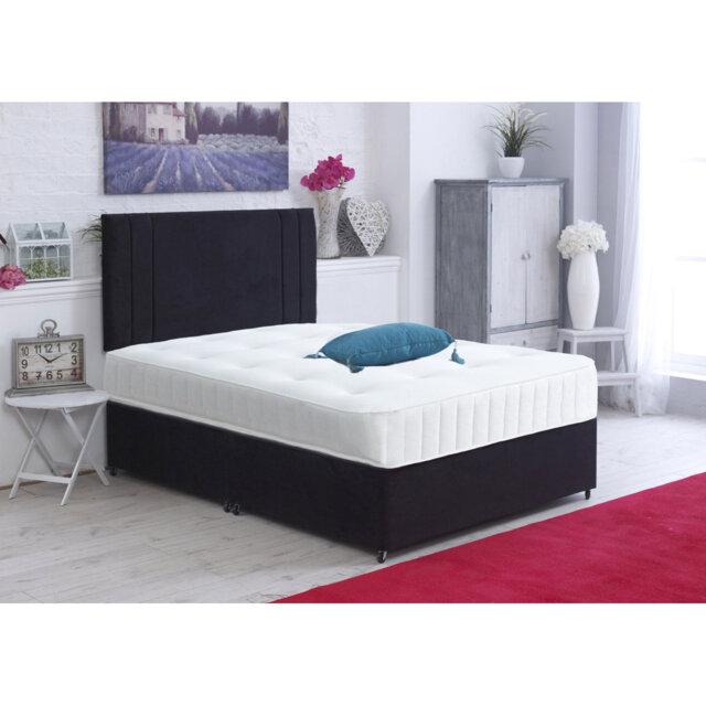 Cheeseman Upholstered Bed with Mattress