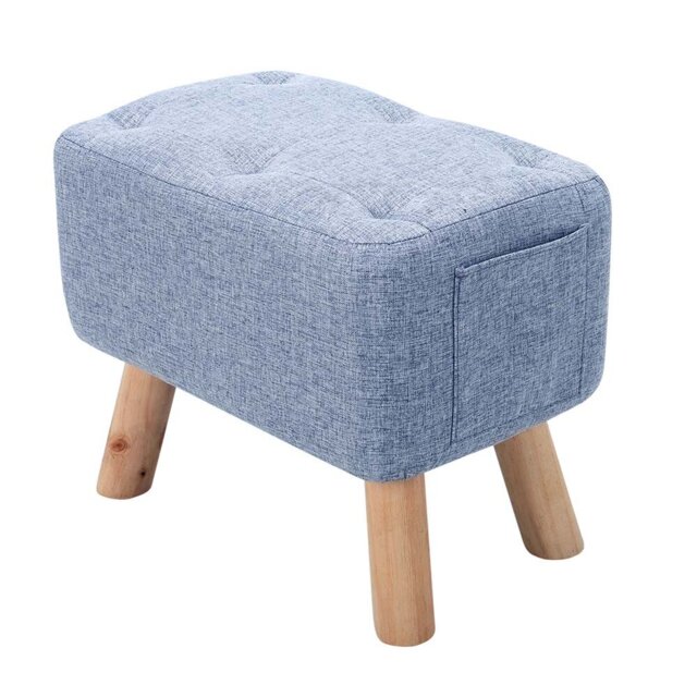 Lytle 40cm Wide Tufted Rectangle Solid Colour Ottoman