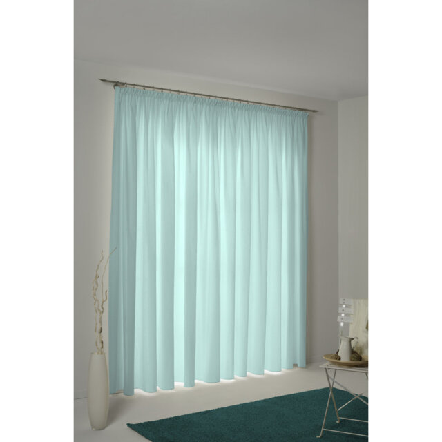 Uni Collection 100% Cotton Room Darkening Curtain Single Panel
