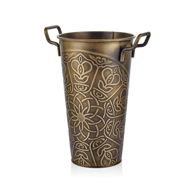 Alayna Handmade Stainless Steel Floor Vase