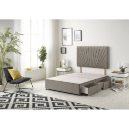 Schofield Sprung Memory Foam Divan Bed Set with Headboard and Drawer Options