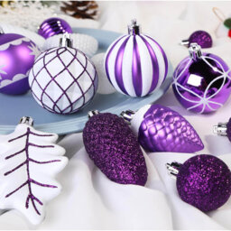 106Pcs Christmas Baubles Ornaments Set