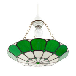6cm H Glass Bowl Pendant Shade ( No Direct Attachment Method ) in Green