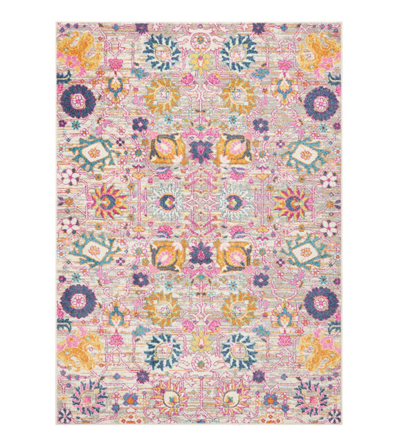 Rug, Abstract Floral Rug, Stain Resistant Rug, Traditional Rug For Livingroom, & Diningroom