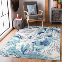 Abukhdeir Abstract Indoor / Outdoor Area Rug