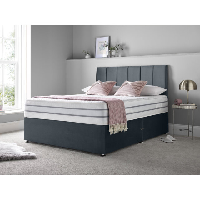 Kuhle Upholstered Bed with Mattress