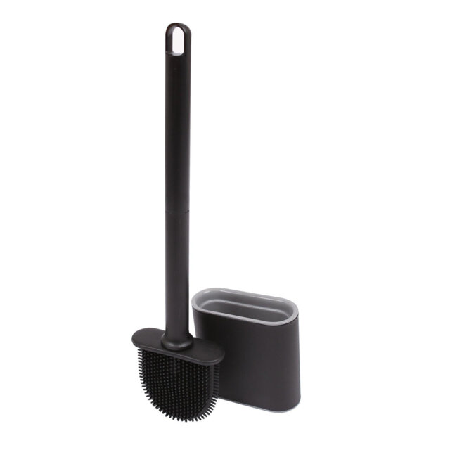 Harbour Housewares - Wall-Mounted Toilet Brush & Holder