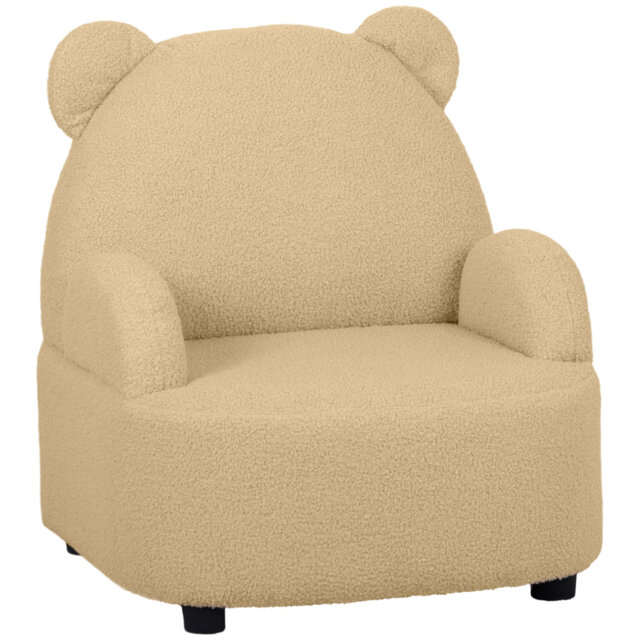 AIYAPLAY Kids Armchair Bear Shaped Toddler Chair 18 Months to 3 Years