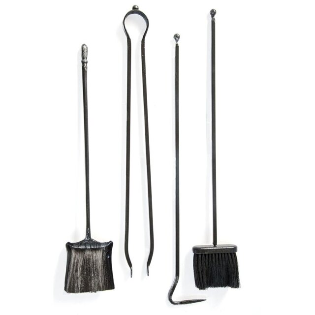 Ludie Iron Fireplace Tool Set