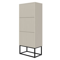 Veldio Three-Tier Shoe Cabinet 50 cm with Legs