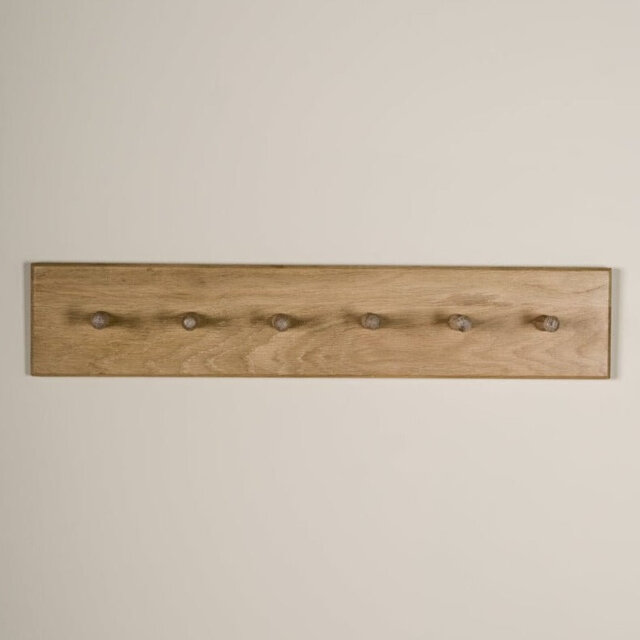 Hopley Wooden Coat Hook - Black