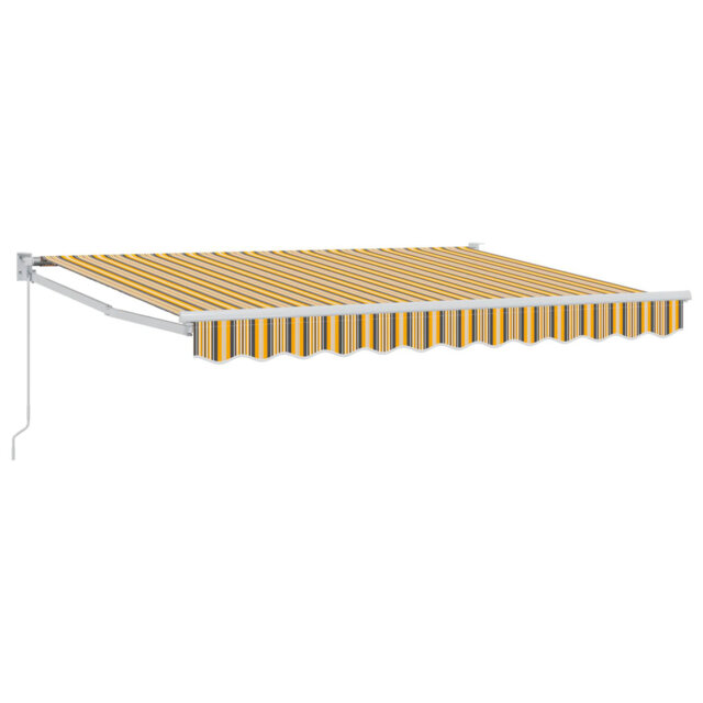 Vidaxl Retractable Awning Door Canopy Garden Patio Awning Fabric And Aluminium