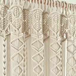 Cotton Semi Sheer Single Curtain Panel
