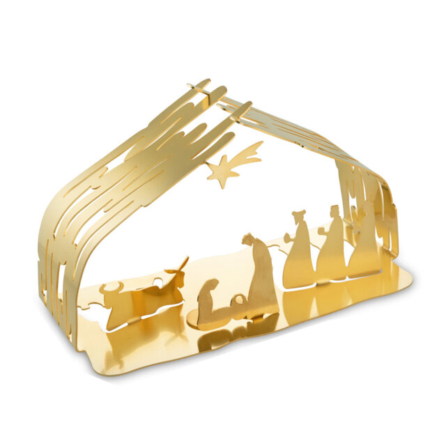 Bark Christmas Crib
