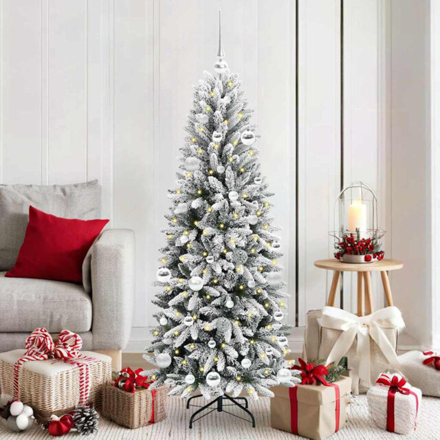 Artificial Christmas Tree with 150 LEDs White
