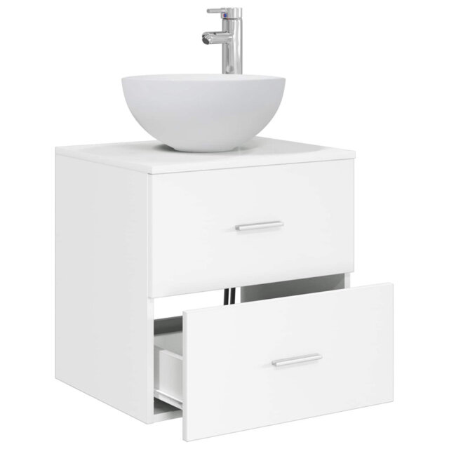 Single Bathroom Vanity with Ceramic Basin